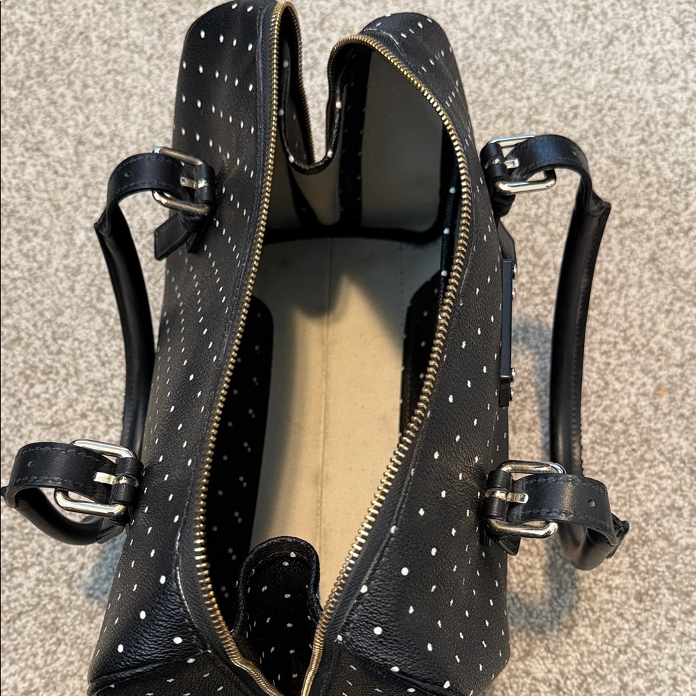 Kate Spade Black and White Polka Dot Bag - Picture 5 of 8